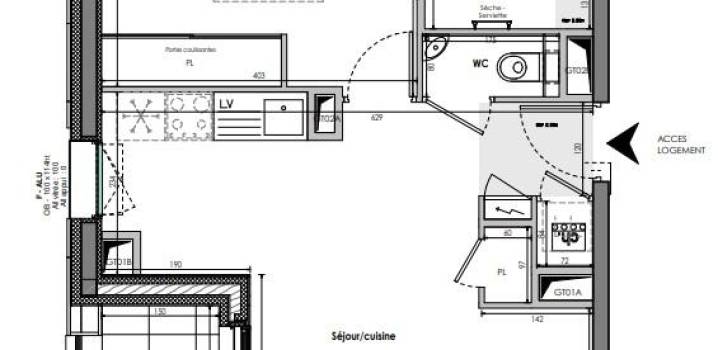 Appartement • Quartier Blatin • Clermont-Ferrand • 42m2