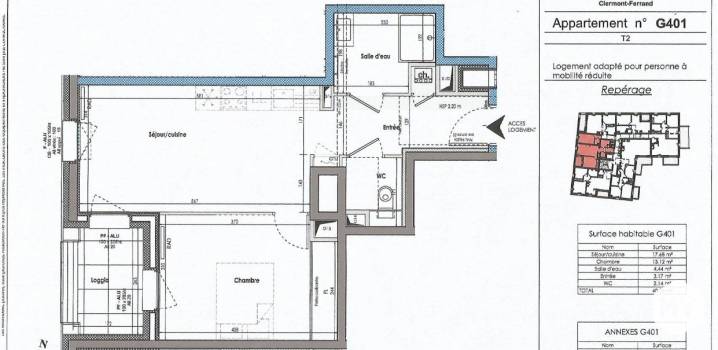 Appartement • Clermont Ferrand • 41m2