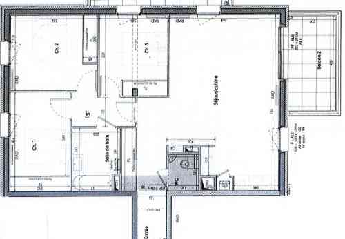 Appartement 4 pièces 83 m2 à louer Clermont-Ferrand 63000, 1 100 €/mois